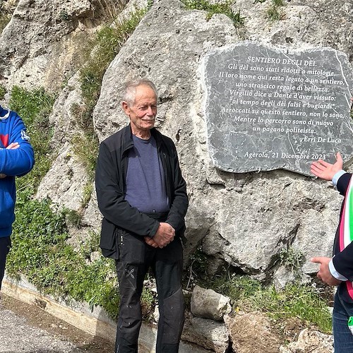 Il Vescovado Agerola Sul Sentiero Degli Dei Inaugurata La Targa Con