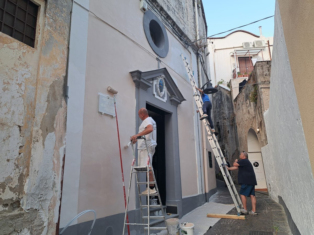 Il Vescovado Maiori Grazie Al Lavoro Di Un Gruppo Di Devoti Sabato