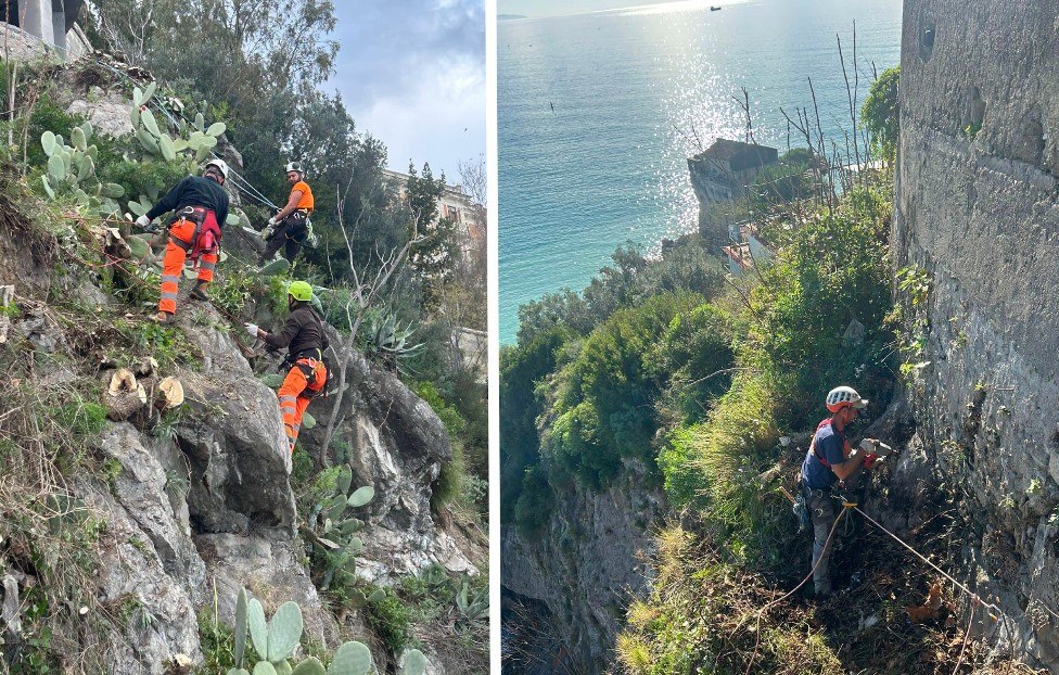 Il Vescovado Vietri Sul Mare Iniziati I Lavori Di Messa In Sicurezza