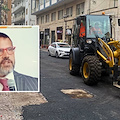 A Salerno una striscia di asfalto sul Corso Vittorio Emanuele, Tommasetti: «Il Comune naviga a vista»