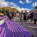 A Sarno inaugurata la Panchina viola, simbolo di gentilezza