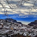 Agerola innevata: spazzaneve in azione, viabilità regolare 