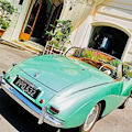 All'Hotel Santa Caterina di Amalfi spicca la Sunbeam Alpine, l'auto di Grace Kelly del film “Caccia al Ladro”