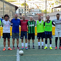 Amalfi, il figlio di Alessandro Nesta e Giuseppe Favalli alla partitella tra amici al Centro "Mons. Ercolano Marini"