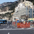 Amalfi, lavori a pavimentazioni pubbliche di Piazza Flavio Gioia e Porto [FOTO]