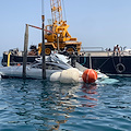 Amalfi, recuperata imbarcazione affondata sabato [FOTO]