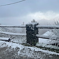 Anche in Costa d'Amalfi arriva la prima neve del 2022: le suggestive foto da Tramonti