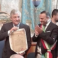 Antonio Tajani cittadino onorario di Vietri sul Mare. «Gesto d'affetto da questa terra, immagine di un Sud che merita attenzione»