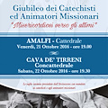 Arcidiocesi Amalfi - Cava de' Tirreni: 21-22 ottobre Giubileo dei Catechisti ed Animatori Missionari