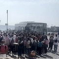 Assalto ai bus, ad Amalfi scene di ordinario caos [FOTO]