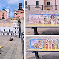 "Atrani museo open air": tre panchine d’artista per raccontare la storia e la bellezza del borgo