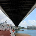 Baia di Hong Kong e navigazione sotto il MaWan. Comandante Barra: «Un'impresa di precisione»