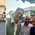 Bruno Vespa in barca ad Amalfi, cena al San Pietro di Positano e colazione da Pansa /foto