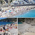 Cetara, bagnanti "trasgressori" sulla spiaggetta chiusa: arrivano Carabinieri e Vigili e fanno sgomberare [FOTO]