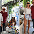 Colazione da “Gambardella” per Serena Autieri, Adriano Galliani e Simona Agnes: a Minori per presentare il libro di Marzullo