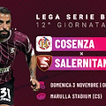 Cosenza-Salernitana, i granata a caccia di punti: le probabili formazioni