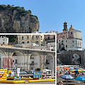 Danneggiata ad Atrani l'area ludico ricreativa sulla spiaggia /foto