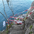 Discesa a mare abusiva, Capitaneria di Porto ferma lavori su scogliera tra Cetara e Maiori [FOTO]