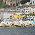 Elisoccorso in azione ad Amalfi 