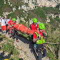 Escursionista tedesca s’infortuna sul Sentiero degli Dei, soccorsa dal CNSAS [FOTO]