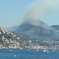 Ferragosto di fuoco, fiamme tra Vietri e Cava su Monte San Liberatore [FOTO]