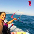 Floriana Rossi, la kiter innamorata di Cetara. «Il mio angolo di paradiso»