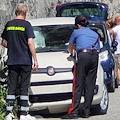 Furore, perde il controllo dell'auto e finisce contro muro sulla Statale Amalfitana. Nessun ferito / FOTO