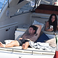 Harry Maguire con la moglie Fern tra la Costiera Amalfitana e Capri con Amalfi Sails /foto