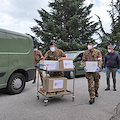 Il Corpo Militare dell’Ordine di Malta per Scala: alimenti e mascherine a cittadini e suore [FOTO]