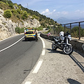 Incidente a Capo d'Orso tra due moto. Centauro tedesco in ospedale /FOTO