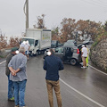 Incidente a Corbara, auto sbanda e finisce contro camioncino /FOTO