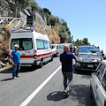 Incidente auto-moto a Positano, 50enne di Praiano finisce in ospedale [FOTO]