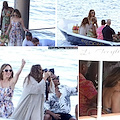 Jennifer Lopez in Costa d'Amalfi per lo shooting pubblicitario del suo marchio di spritz all'italiana “Delola” /FOTO