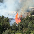 La Costiera che brucia, fiamme a Pogerola /FOTO