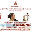 "La nostra alimentazione: angelo o demone?", se ne discute a Sorrento