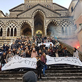 La scuola negata, studenti del Marini-Gioia scendono in piazza: «Il Seminario è nostro!» [FOTO-VIDEO]