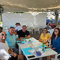 Luca Abete in Costa d'Amalfi senza giacca verde, per lui una colazione da «pranzo di Natale» da Sal De Riso /VIDEO