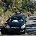 Maiori, incidente a Capo d'Orso: motociclista in ospedale /foto