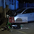 Maiori, incidente nella notte tra moto e auto. Giovane centauro in ospedale /foto