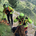 Malore sui sentieri di Scala, escursionista soccorsa in elicottero [FOTO]