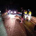 Maltempo, caduta di massi ad Erchie. Strada interrotta [FOTO]