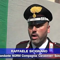 Maresciallo Sicignano di Minori premiato a Sondrio per importante attività antidroga [VIDEO]