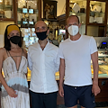 Max Allegri e Ambra Angiolini avvistati ad Amalfi. Colazione da Pansa [FOTO]