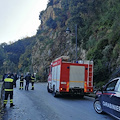 Nuovo smottamento tra Amalfi e Conca dei Marini: per Agerola si transita a senso alternato