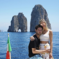 Per Alexandre Pato e Danielle Knudson fuga romantica tra la Costiera e Capri