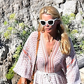 Per Claudia Schiffer vacanze in Costiera e compleanno a Palinuro