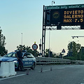 Per verifiche della Polstrada ai mezzi pesanti, rallentamenti sulla A2 tra Battipaglia e Salerno