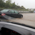 Piogge internse, raccordo Salerno-Avellino allagato