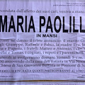 Pontone piange Maria Paolillo in Mansi