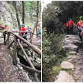 Positano: si ferisce alla caviglia mentre fa trekking sul Sentiero degli Dei, intervento del Soccorso Alpino